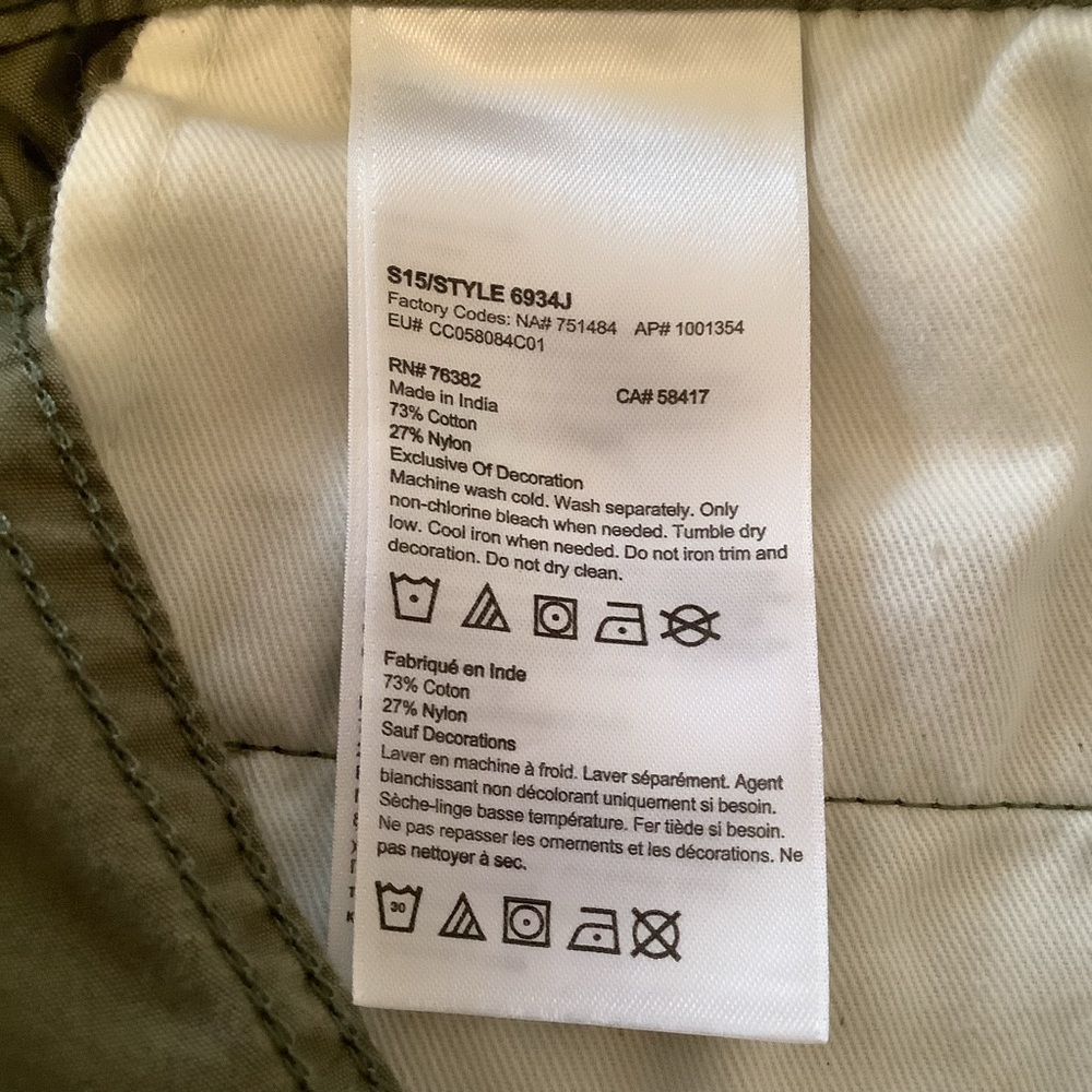 Timberland green convertible pants - Picture 7 of 9